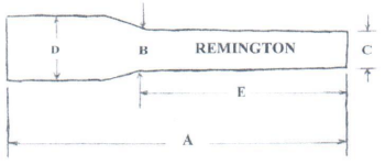 Remington Contour spec sheet